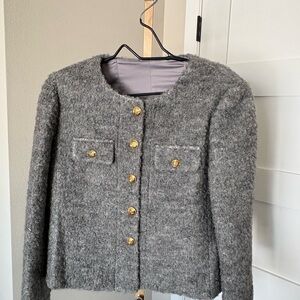 Liwei brand Cardigan. Tagged Size L Fits A Meduim U.S. Size 6/8. NWT. MSRP $399